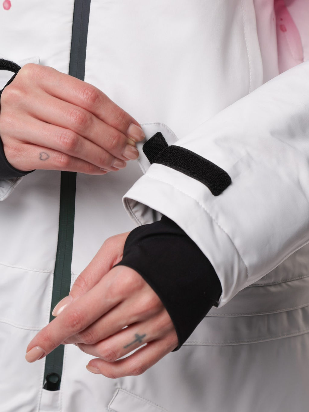 Комбинезон BB-0525 Бело-голубой - Snow headquarter фото 27