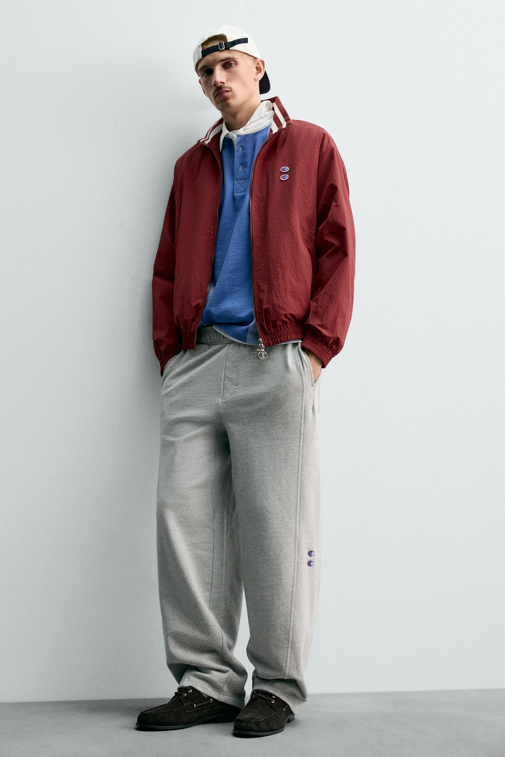 CHAMPION® X ZARA WIDE-LEG JOGGING TROUSERS  фото 6