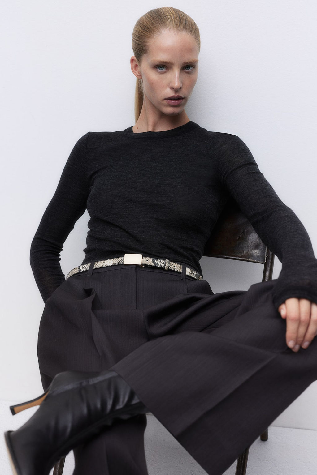 Jersey en punto fino de lana - H&m фото 2