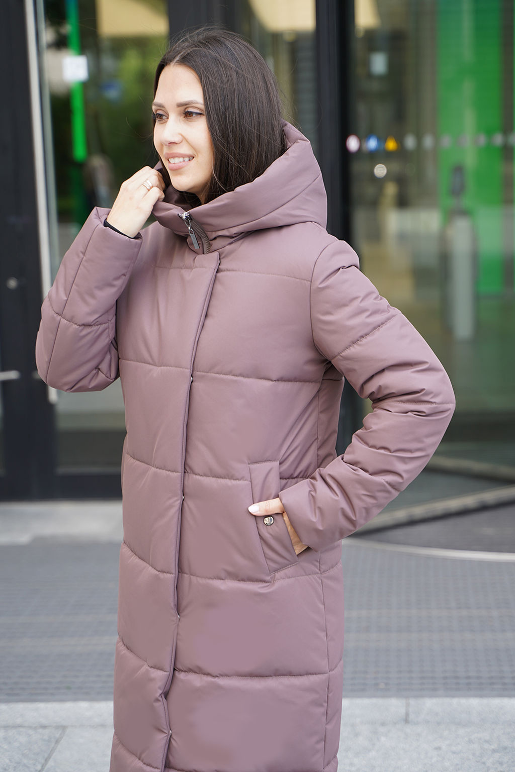 Пальто зимнее / 53955 - Twin tip фото 34