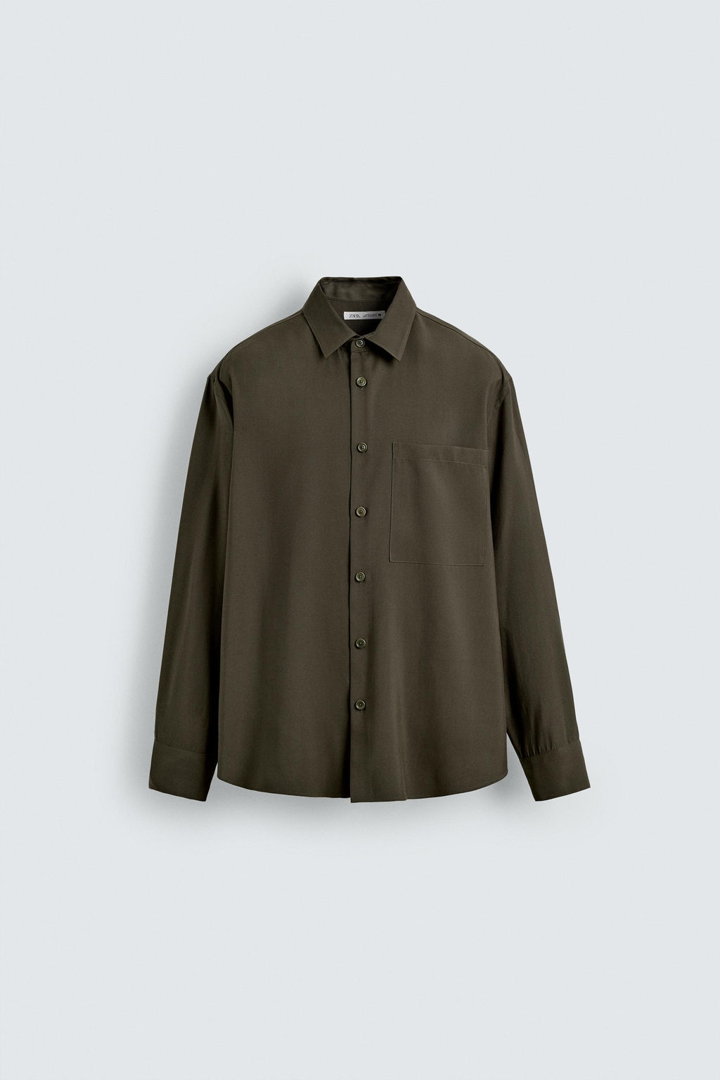 RELAXED FIT FLOWING SHIRT - Zara фото 6
