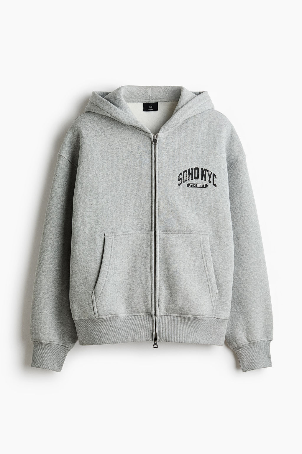 Chaqueta sudadera con estampado Oversized Fit - H&m фото 3