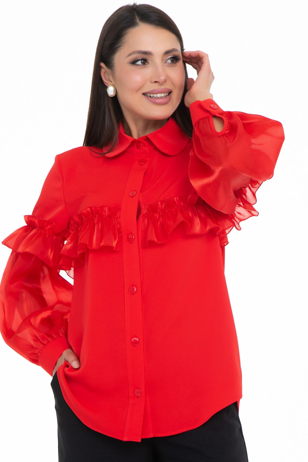 Блуза Очень красивая(алый)