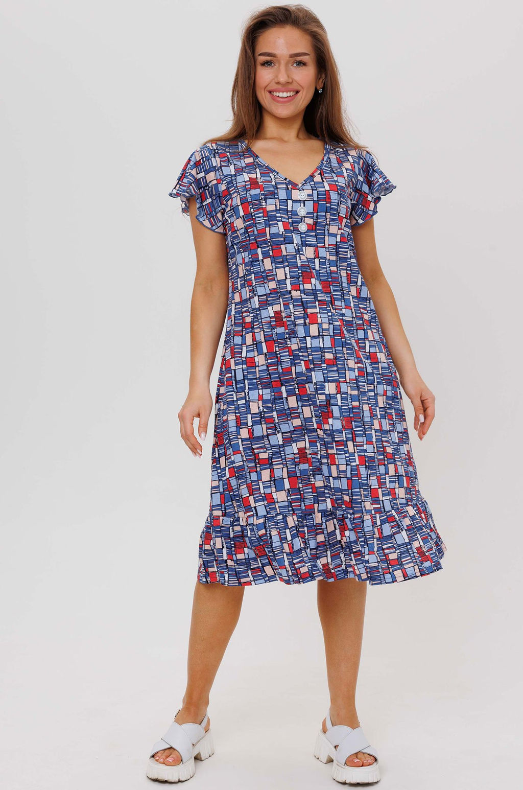 Женское летнее хлопковое платье Modellini