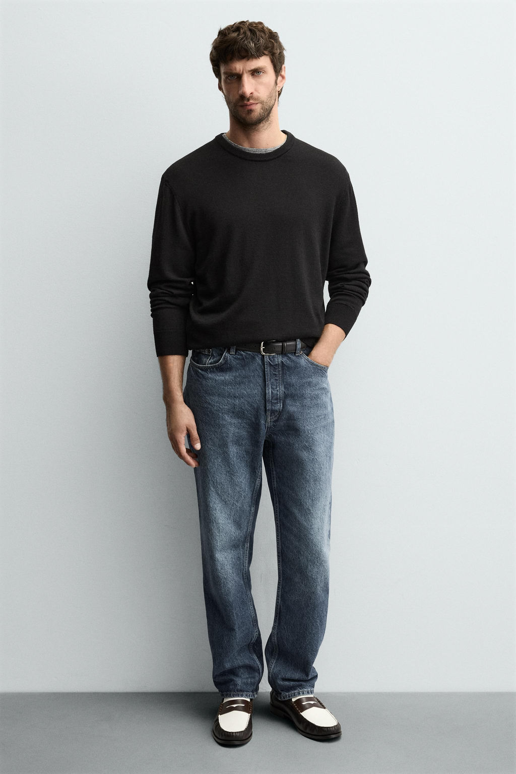LEATHER PENNY LOAFERS - Zara фото 6
