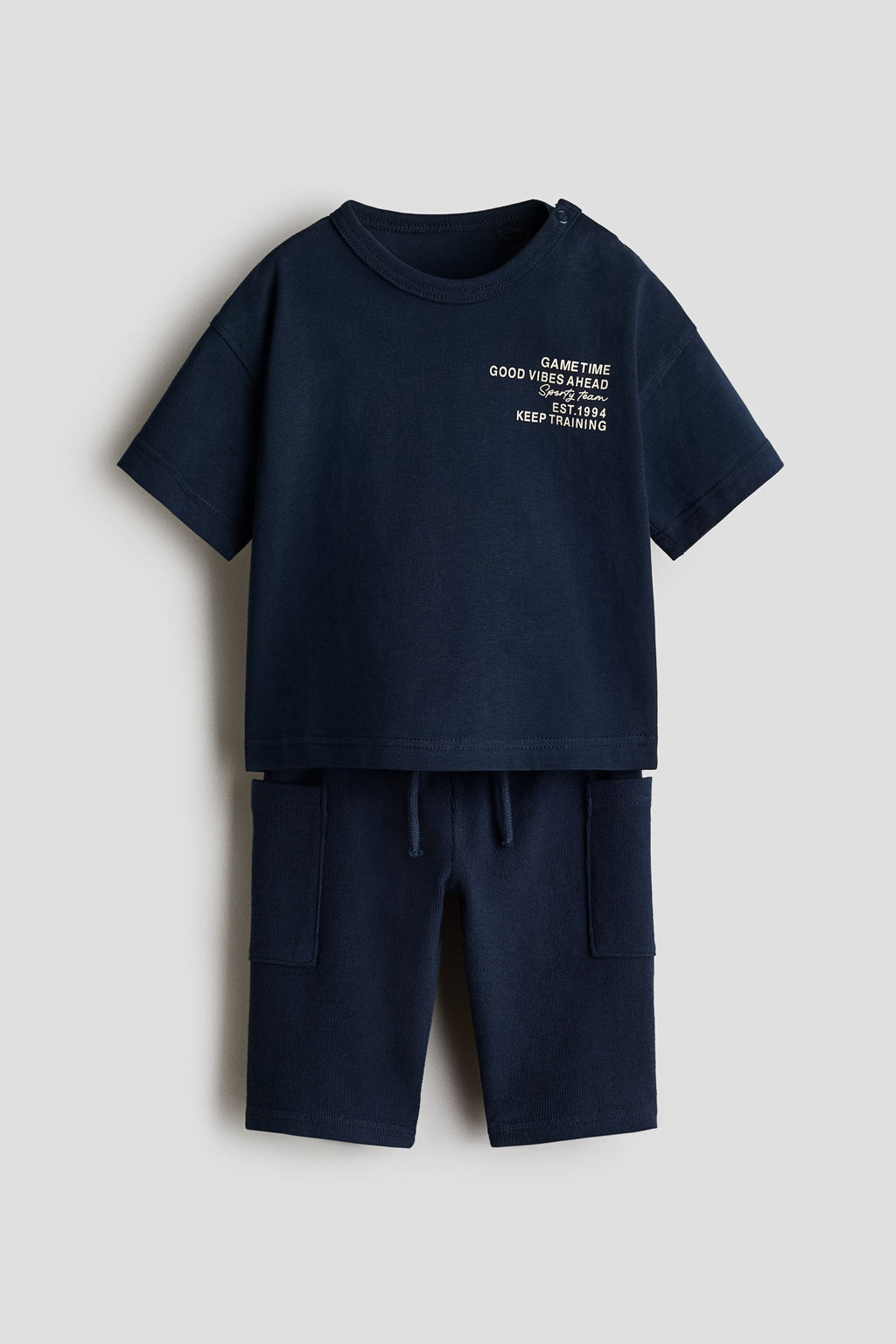 Conjunto de 2 piezas en algod?n