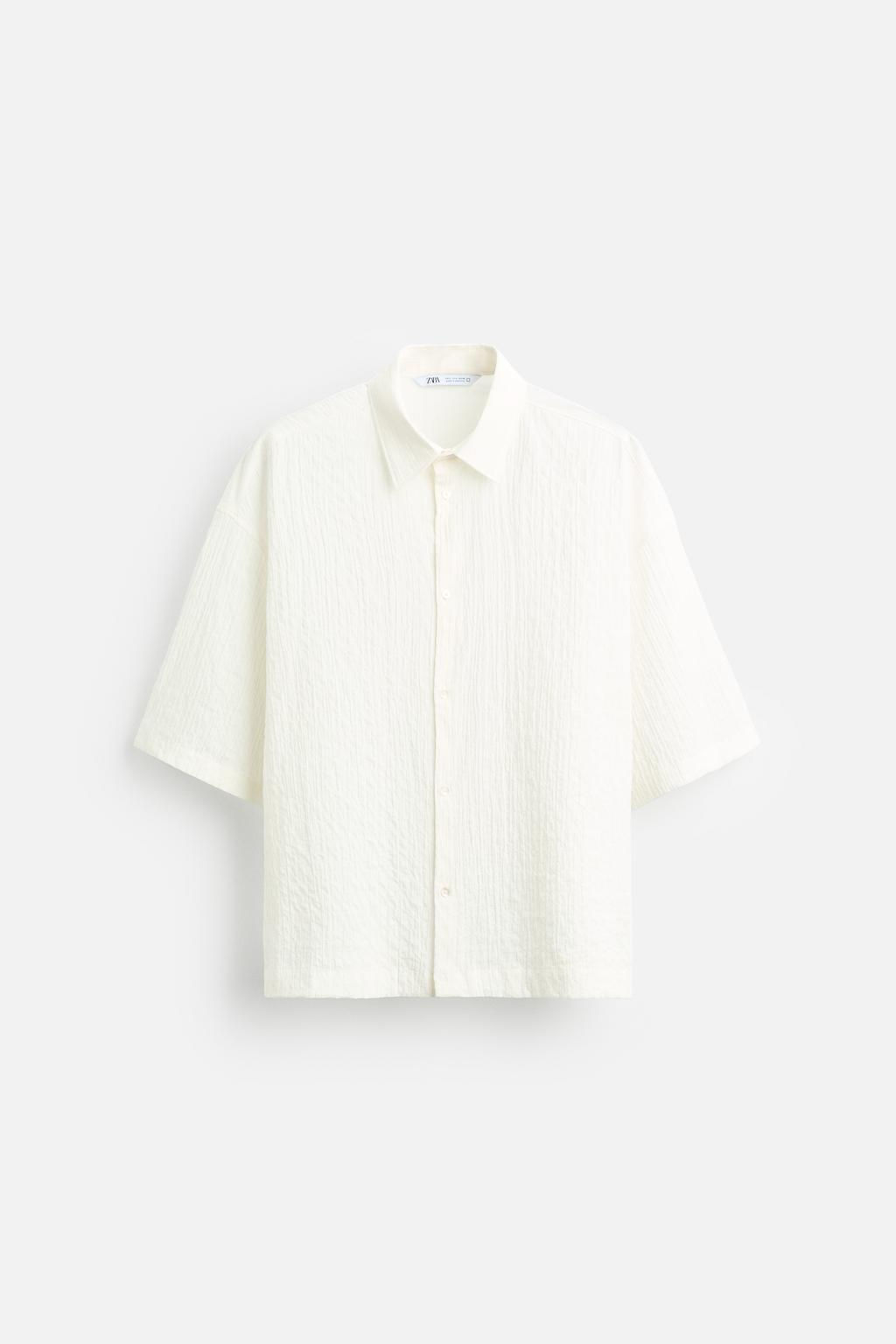 SEERSUCKER SHIRT - Zara фото 6