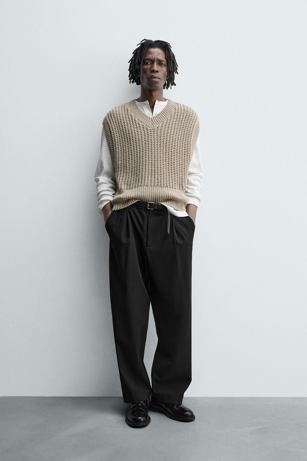 BOX FIT KNIT VEST
