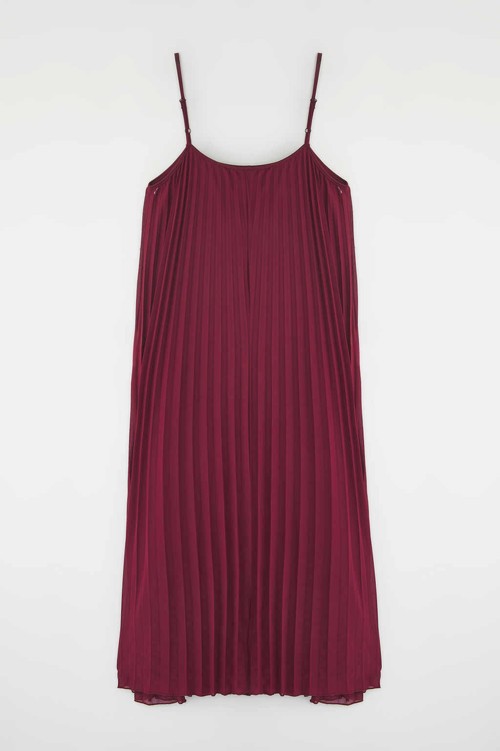 TRENDYOLMILLA Siyah Duz Y?rtmacl? Maxi Piliseli A-line Esnek Orme Elbise TWOSS25EL00170 фото 6