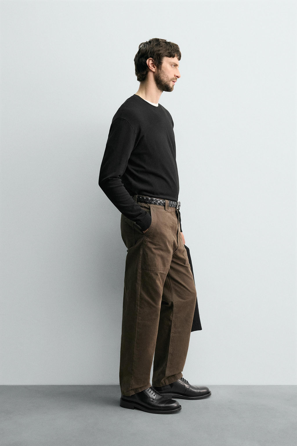 TEXTURED REGULAR FIT SWEATER - Zara фото 12
