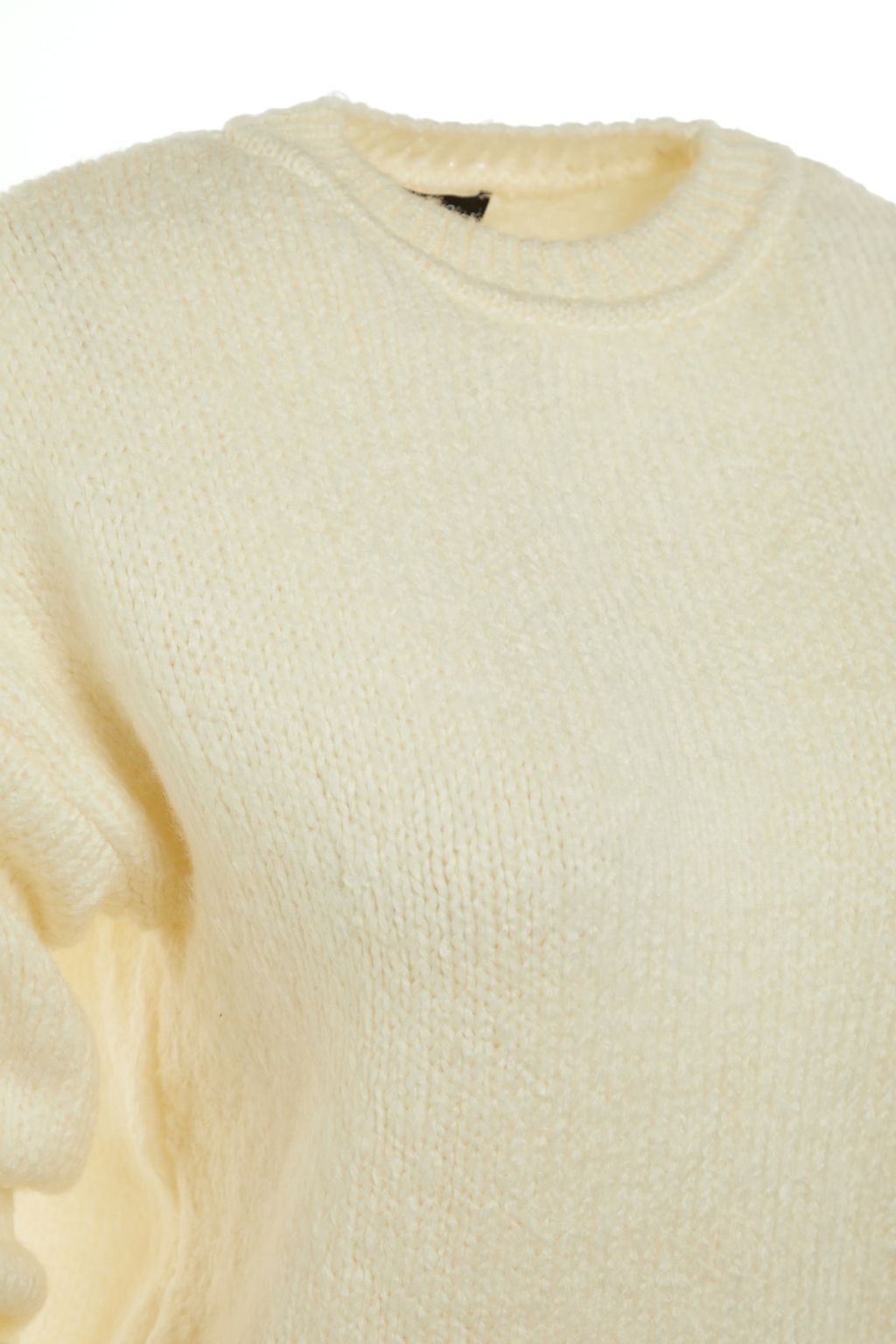 Ekru Genis Kal?p Yumusak Dokulu Basic Triko Kazak TWOAW23KZ00185 - Trendyolmilla фото 10
