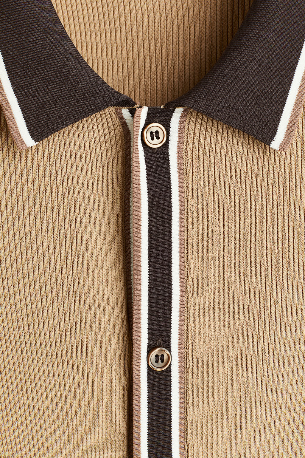 Camisa en punto de canal? Regular Fit - H&m фото 5