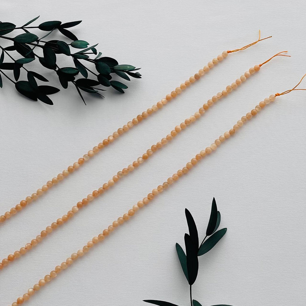 Бусины для украшений из Лунного камня