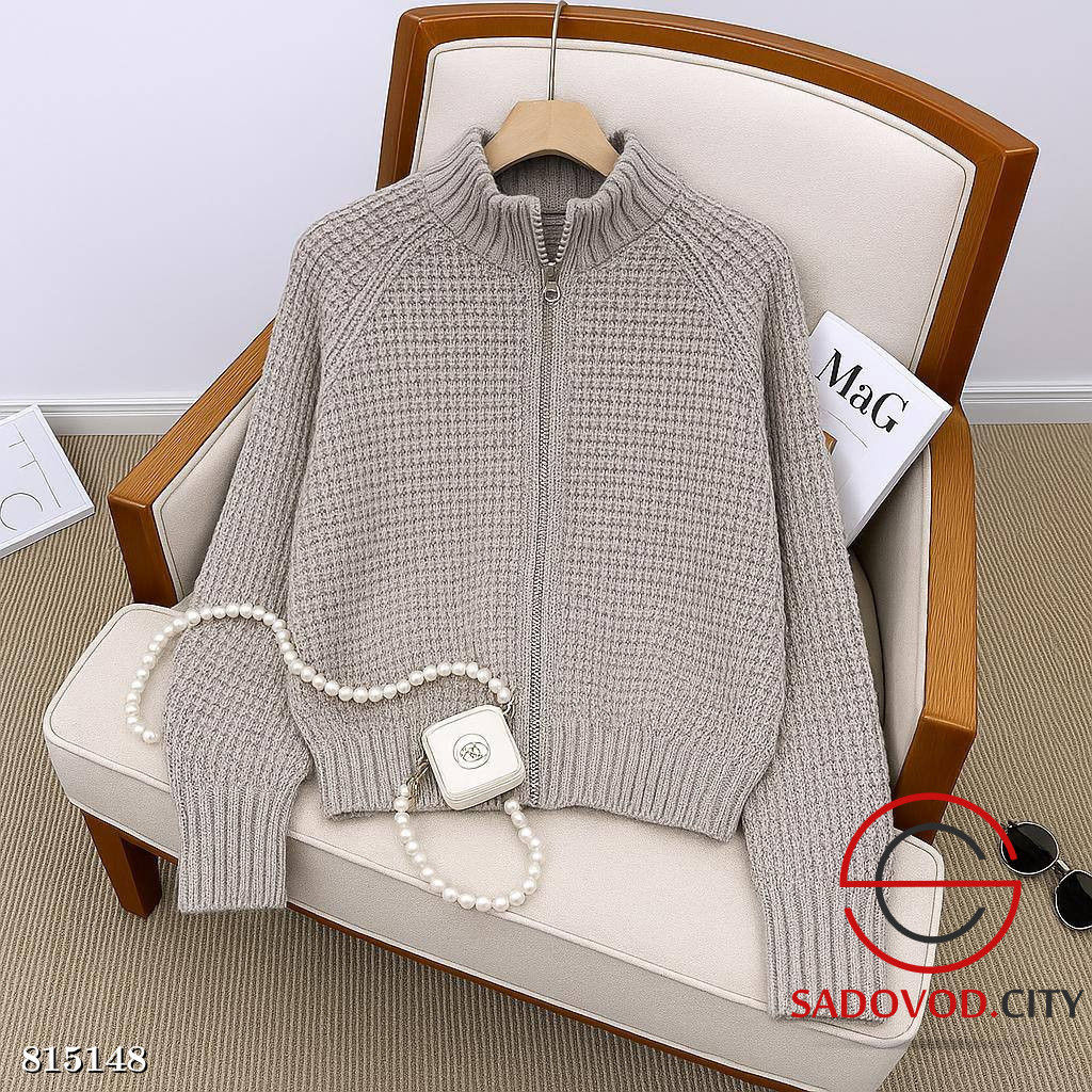 Теплый кардиган на молнии - Bruno фото 9