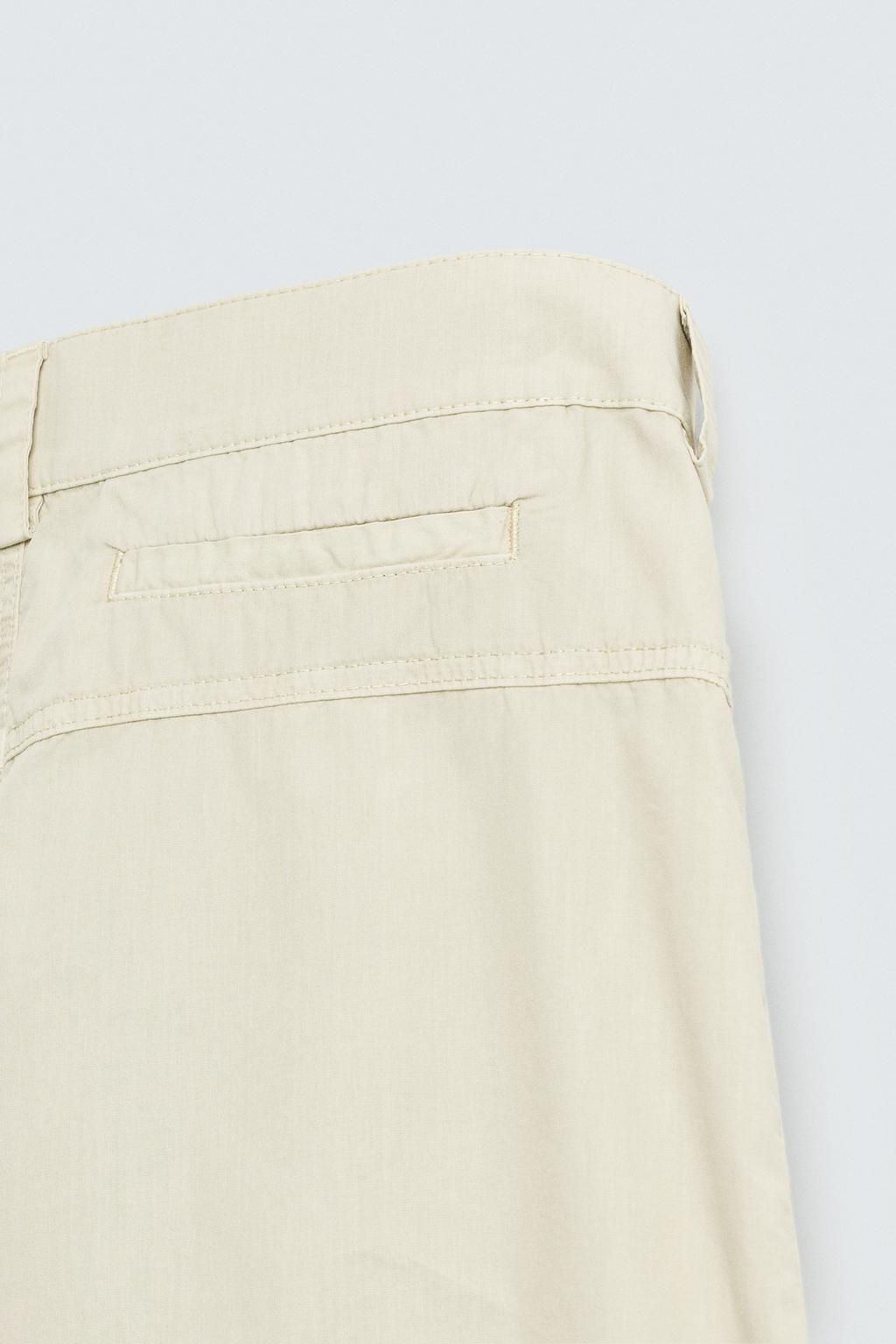 WASHED COTTON BERMUDA SHORTS - Zara фото 40