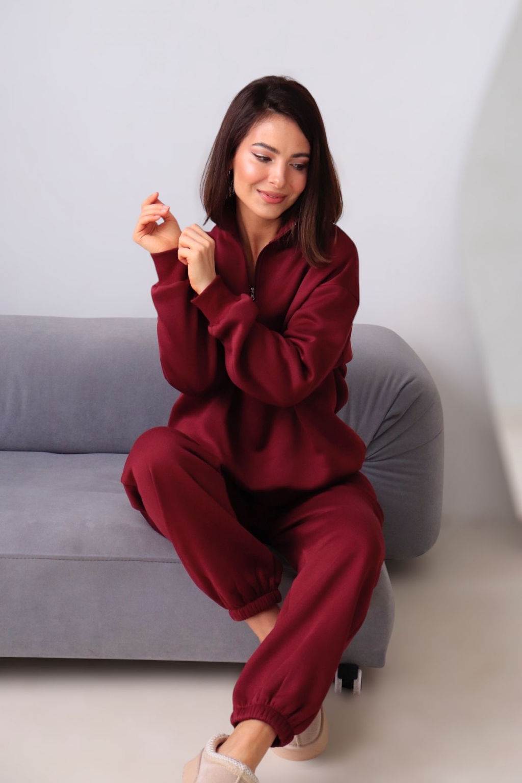 Martichelli Костюм спортивный в винном оттенке  фото 4