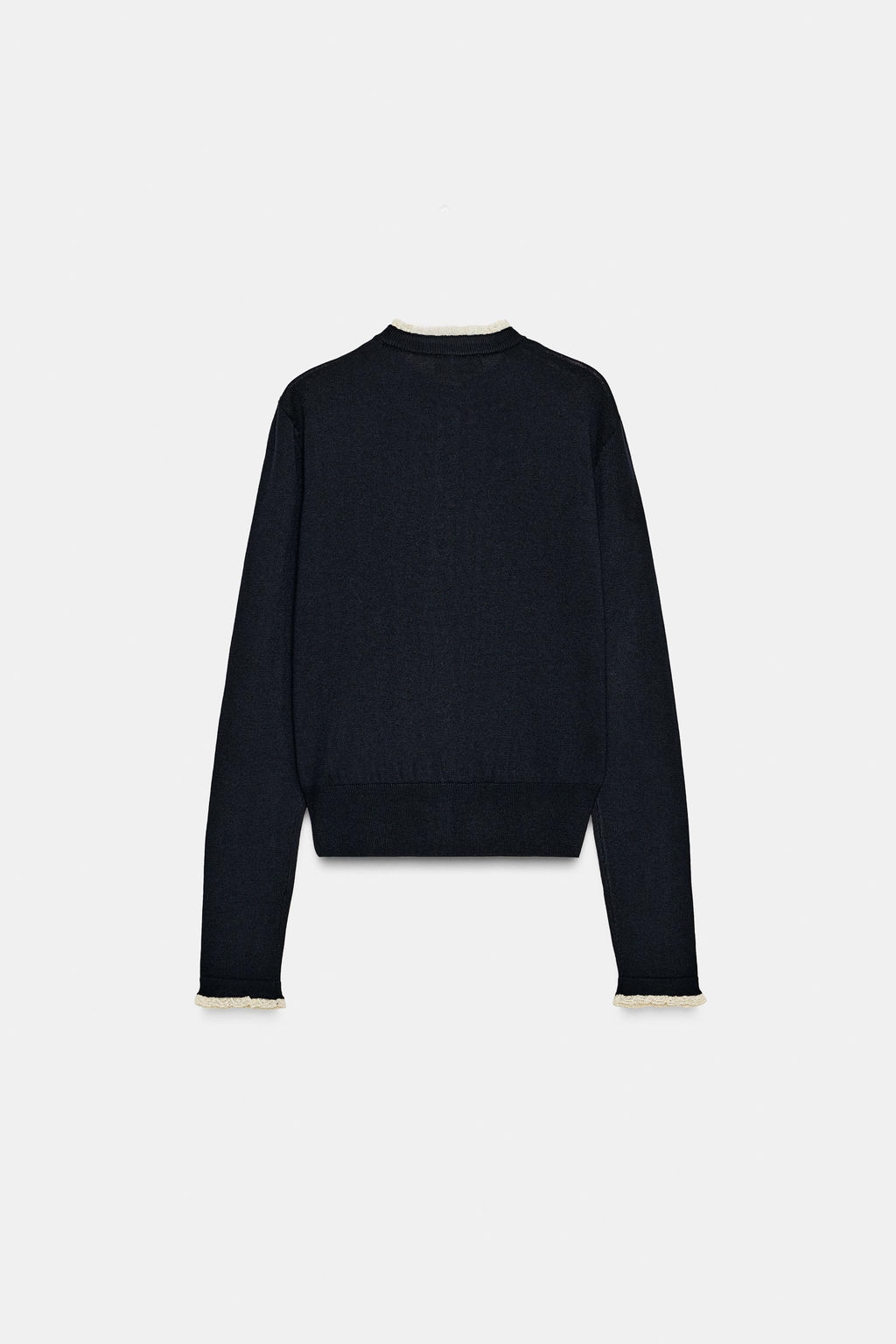 CARDIGAN WITH LACE TRIMS - Zara фото 15