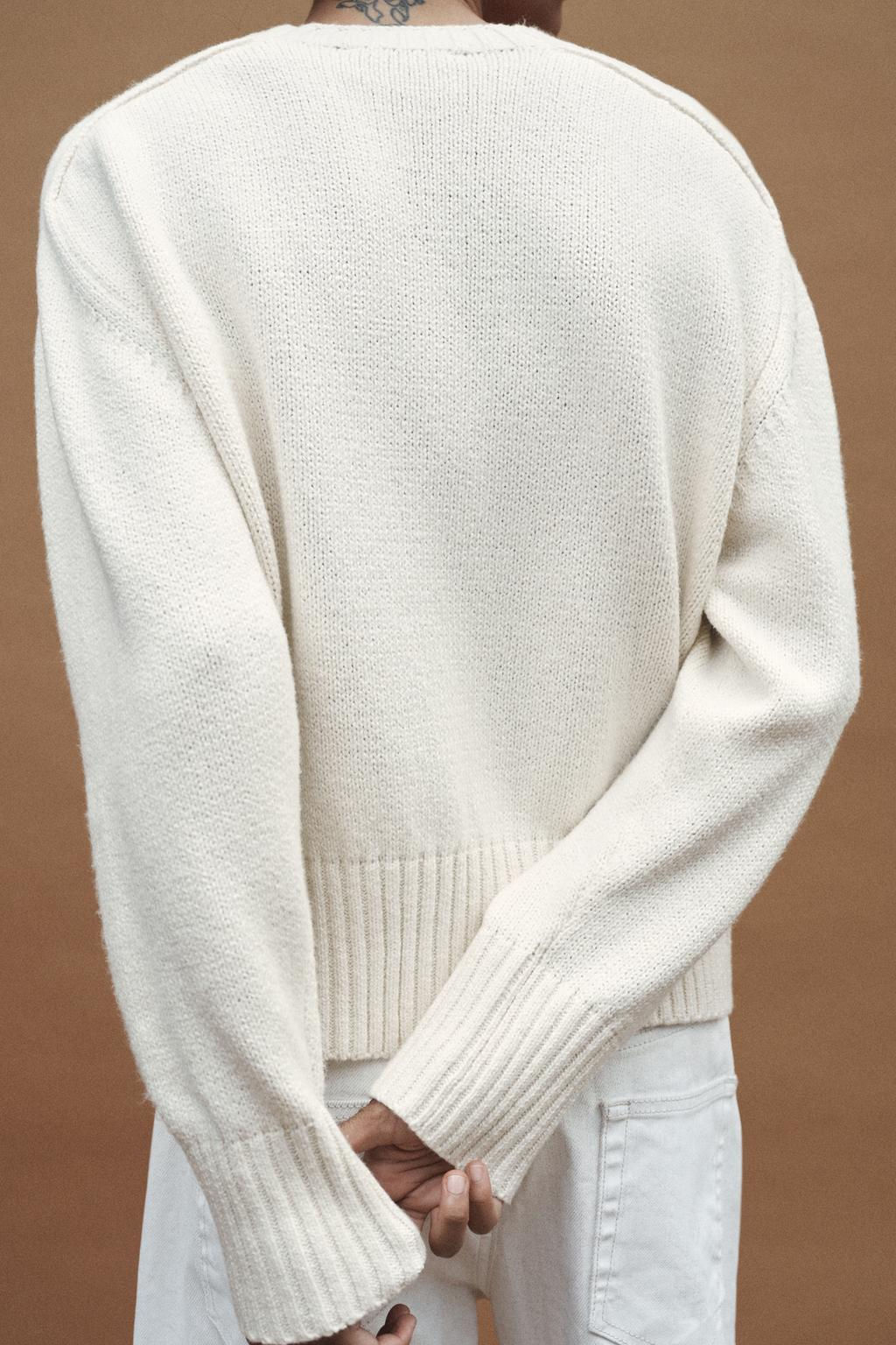 PLAIN KNIT SWEATER - Zara фото 3
