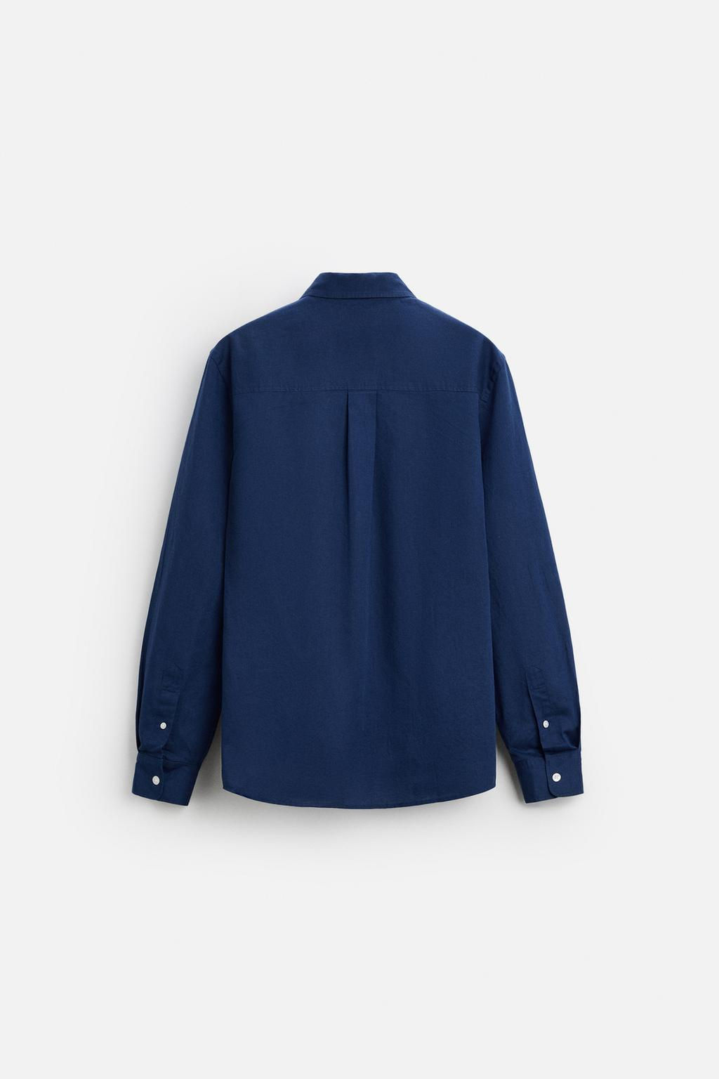 COTTON - LINEN SHIRT - Zara фото 18