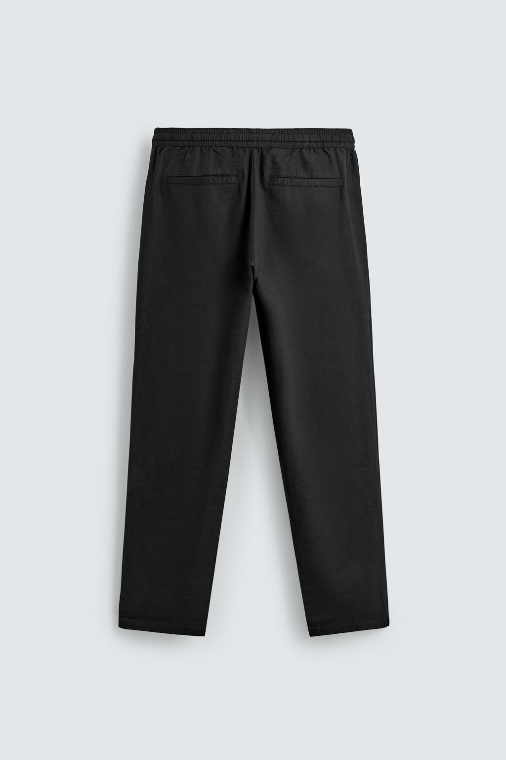 PANTAL?N RELAXED FIT ALGOD?N - LINO / Negro - Zara фото 7