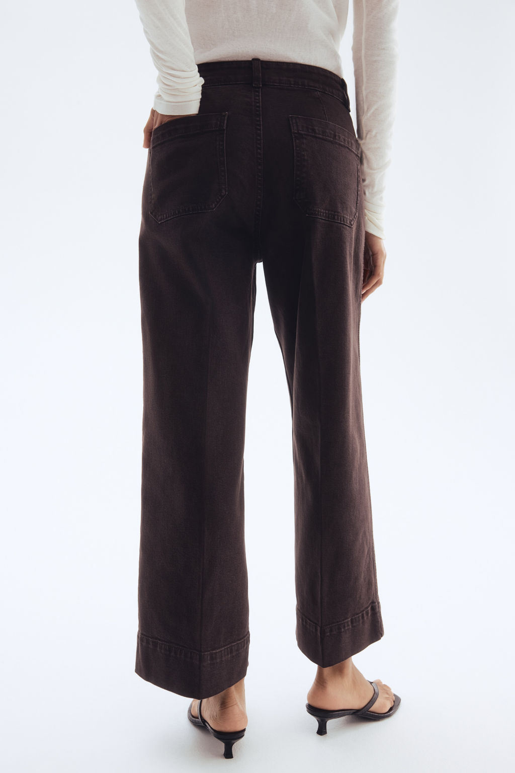 Wide High Ankle Jeans - H&m фото 9