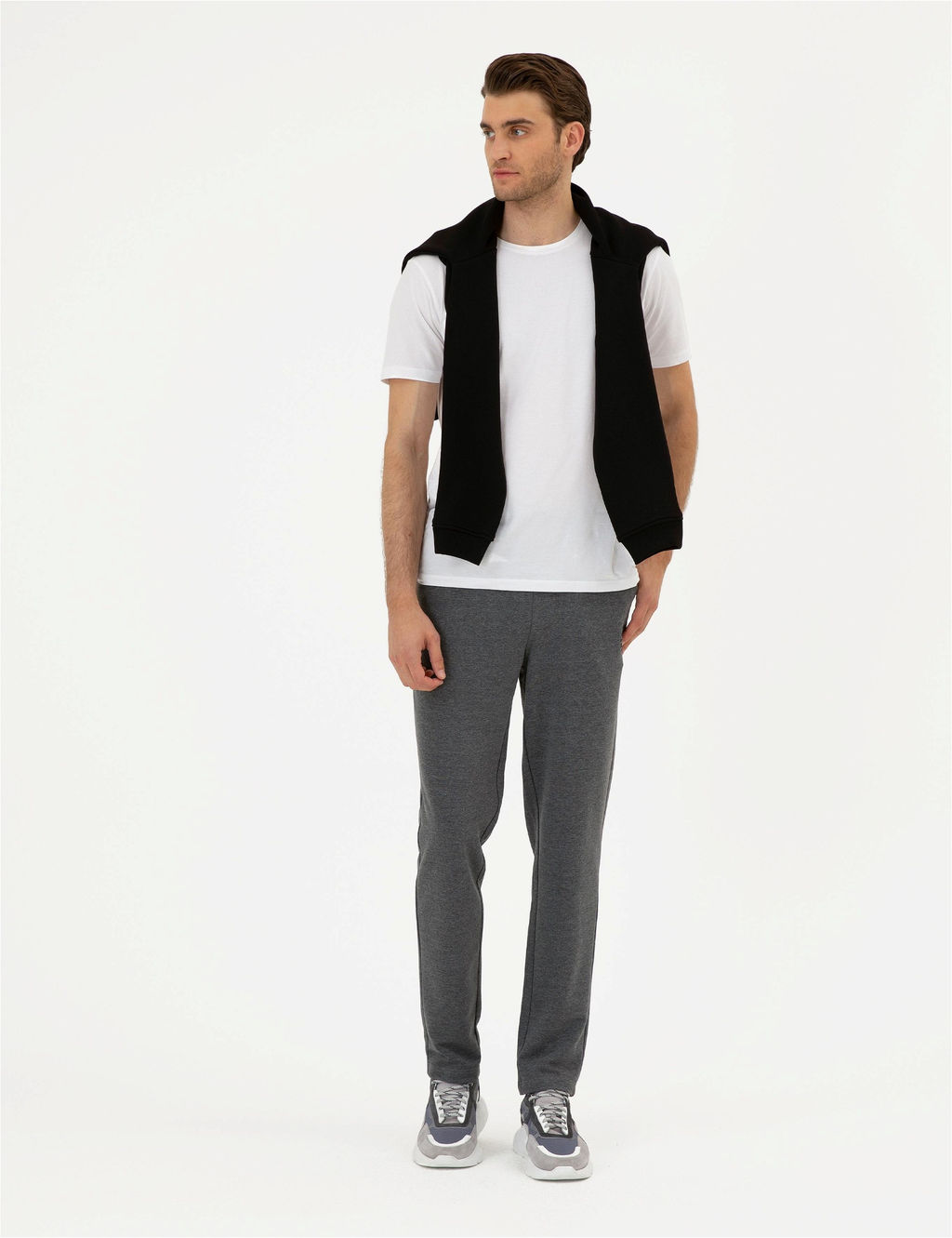 Antrasit Melanj Slim Fit E_ofman Alt_ - Pierre cardin фото 3