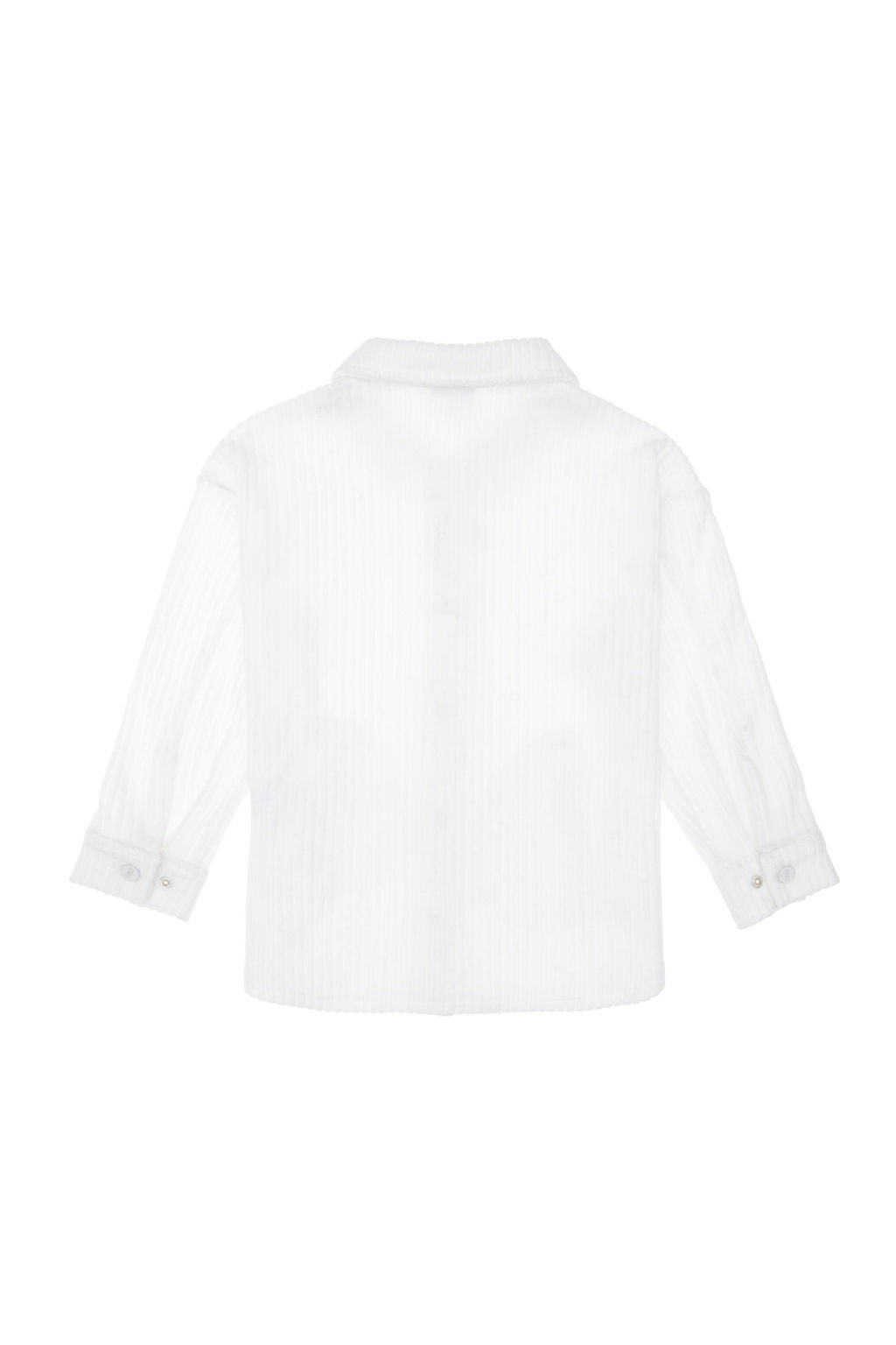 Кремовая трикотажная рубашка для девочки Неожиданная скидка в корзине - U.s. polo assn фото 3