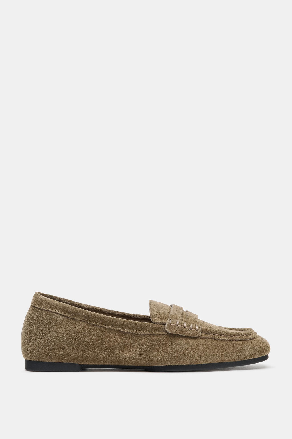 SPLIT SUEDE LOAFERS - Zara фото 7
