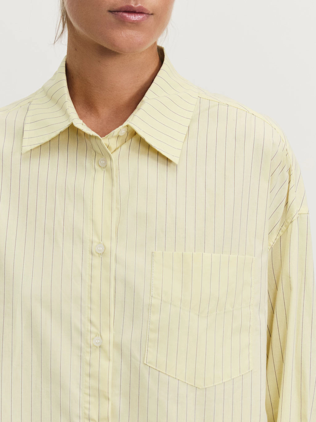 Рубашка с двойными манжетами из хлопка / Zarina  фото 6