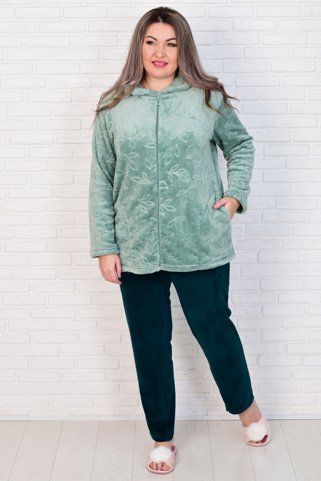 Костюм женский 5-322а (изумруд)