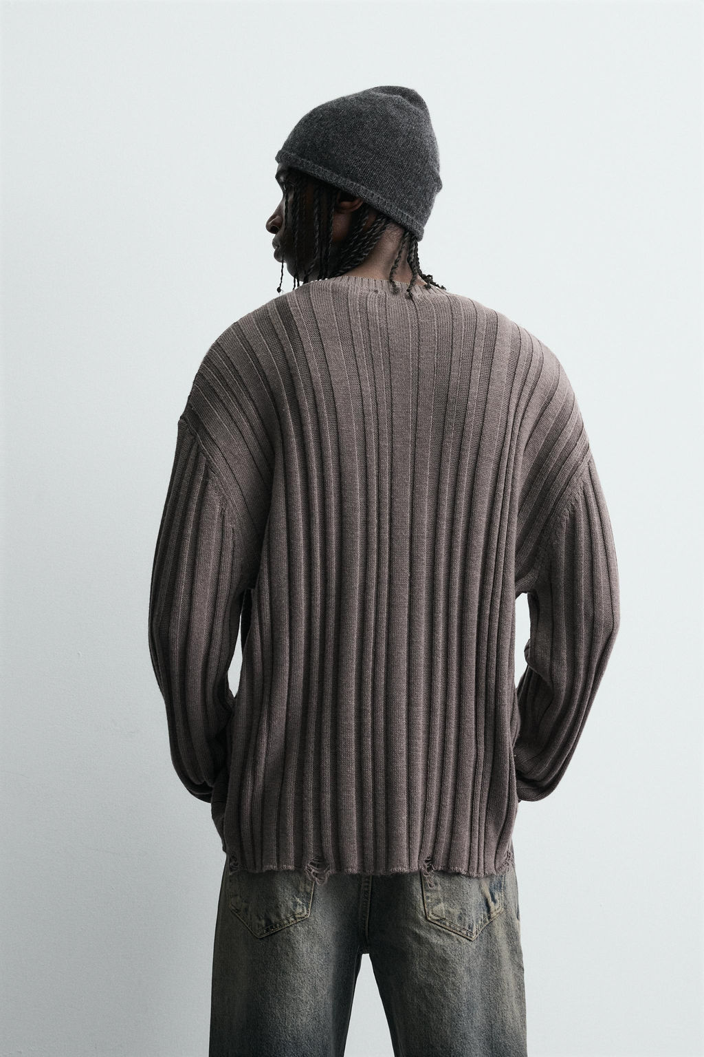 RIBBED OPEN-KNIT SWEATER - Zara фото 3