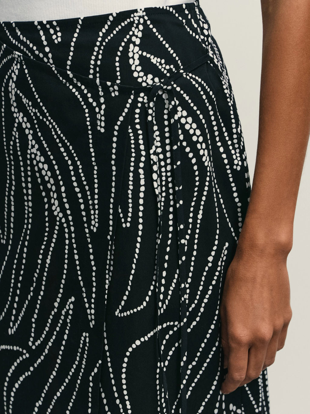 Юбка из хлопка на запах / Zarina  фото 6