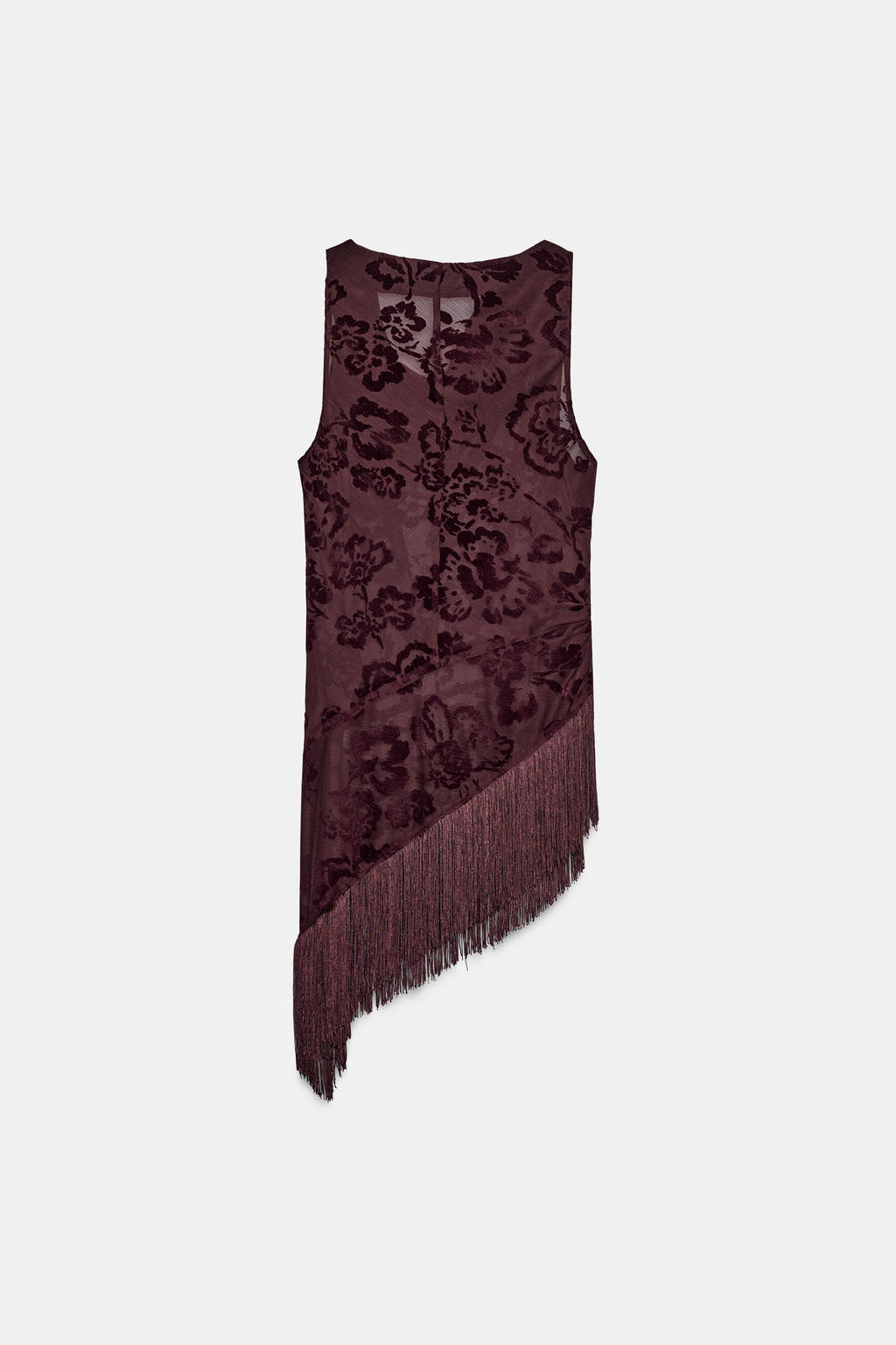 ASYMMETRIC FRINGED DEVOR_ TOP - Zara фото 5