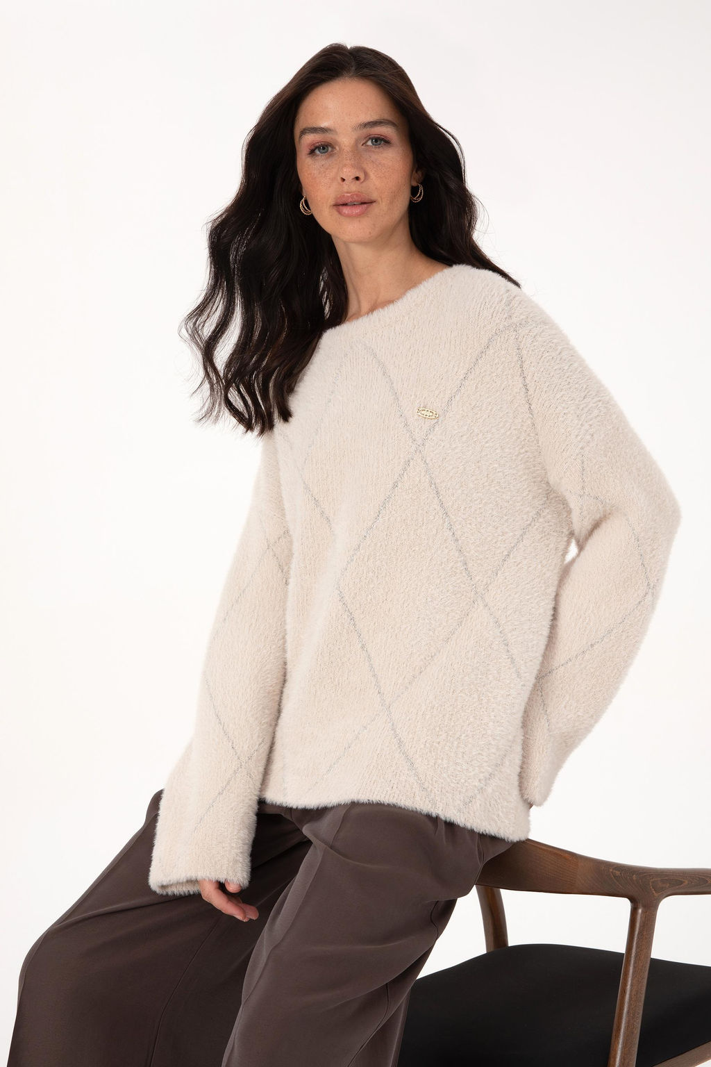 Kad_n Ta_ Bisiklet Yaka Kazak