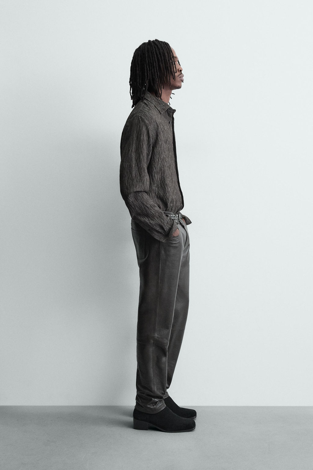 FLUID JACQUARD SHIRT