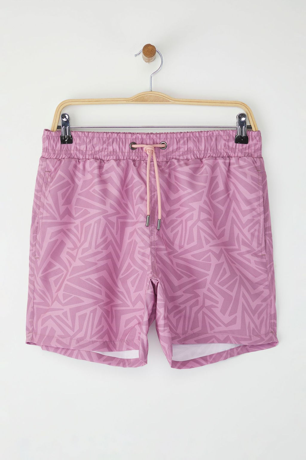 TRENDYOL MAN Mavi Standart Boy Geometrik Bask?l? Deniz Sortu TMNSS24DS00007 - Trendyolmilla фото 5