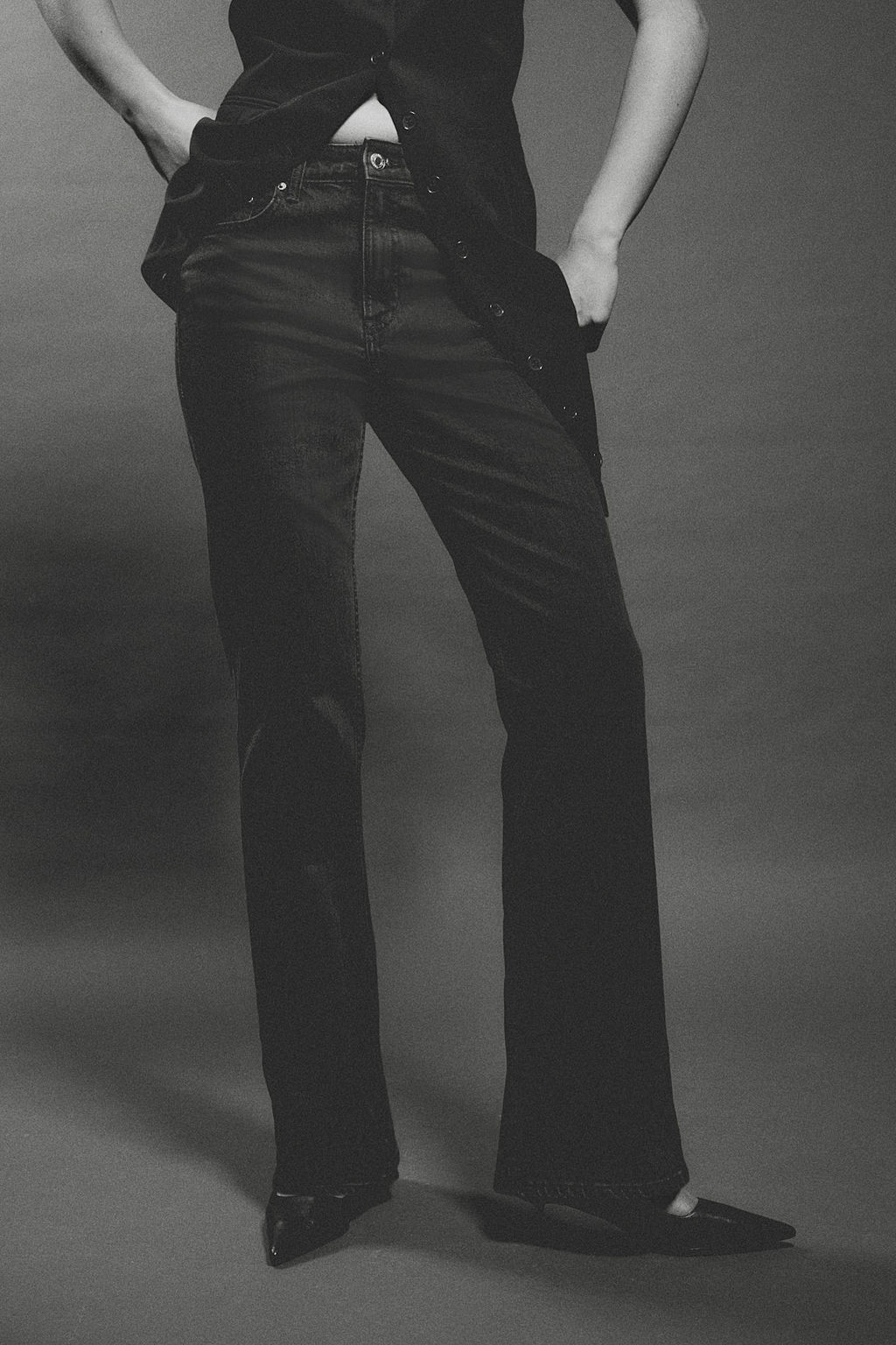 Bootcut High Jeans - H&m фото 3