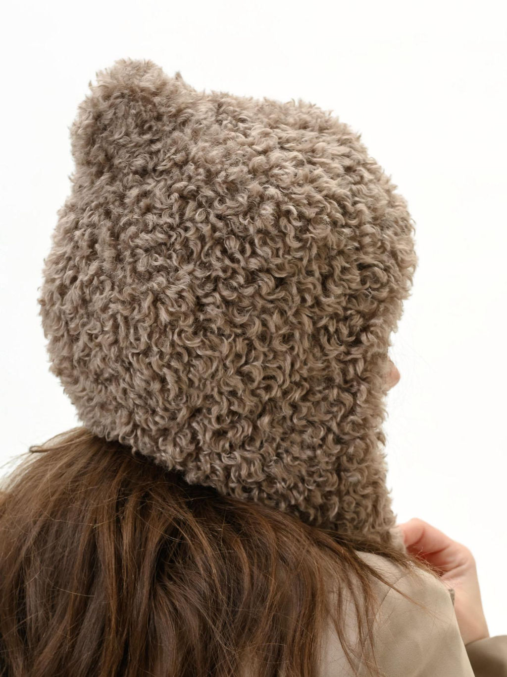 Ш26-4 Шлем луковка барашек бежевый