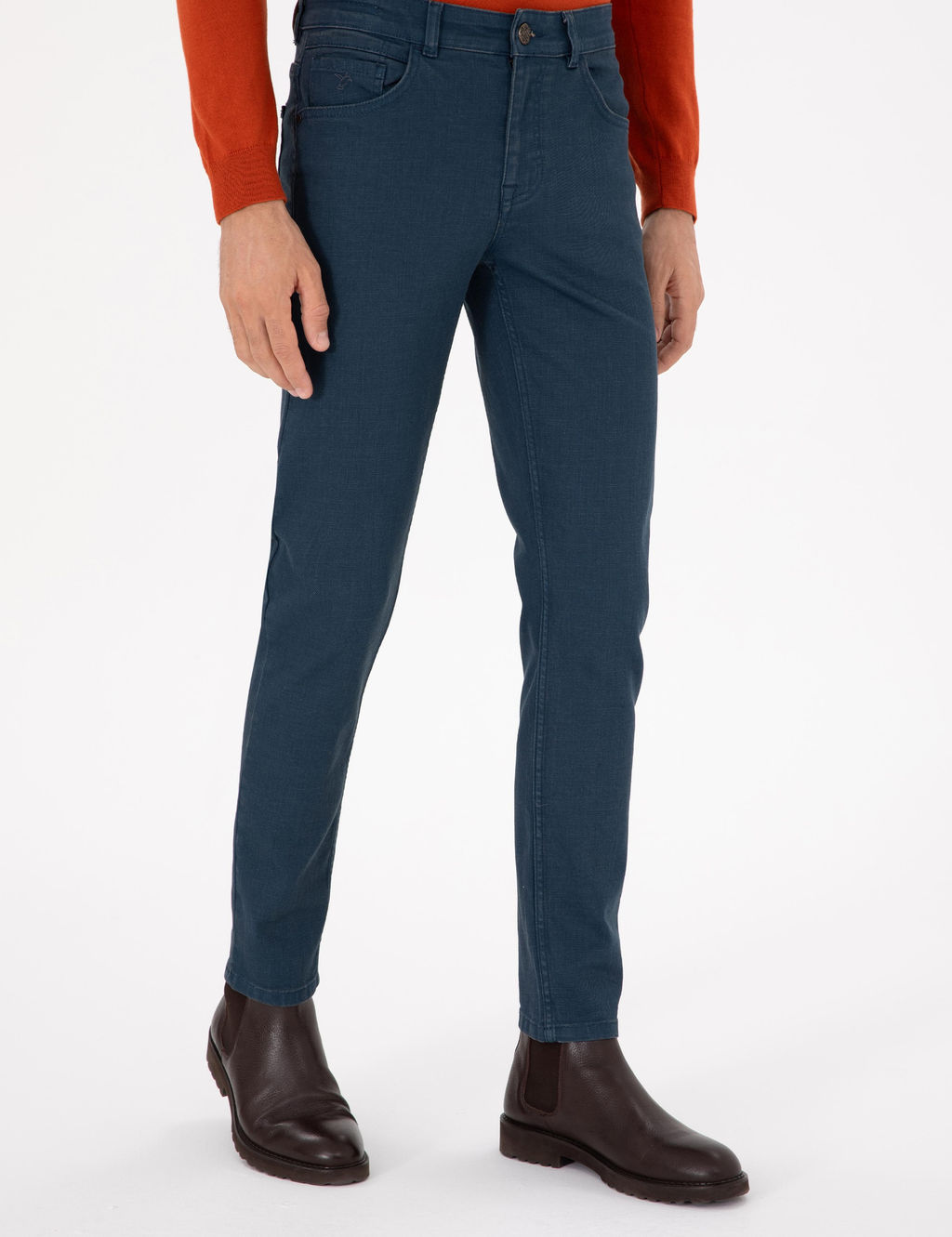Petrol Slim Fit Jean Pantolon