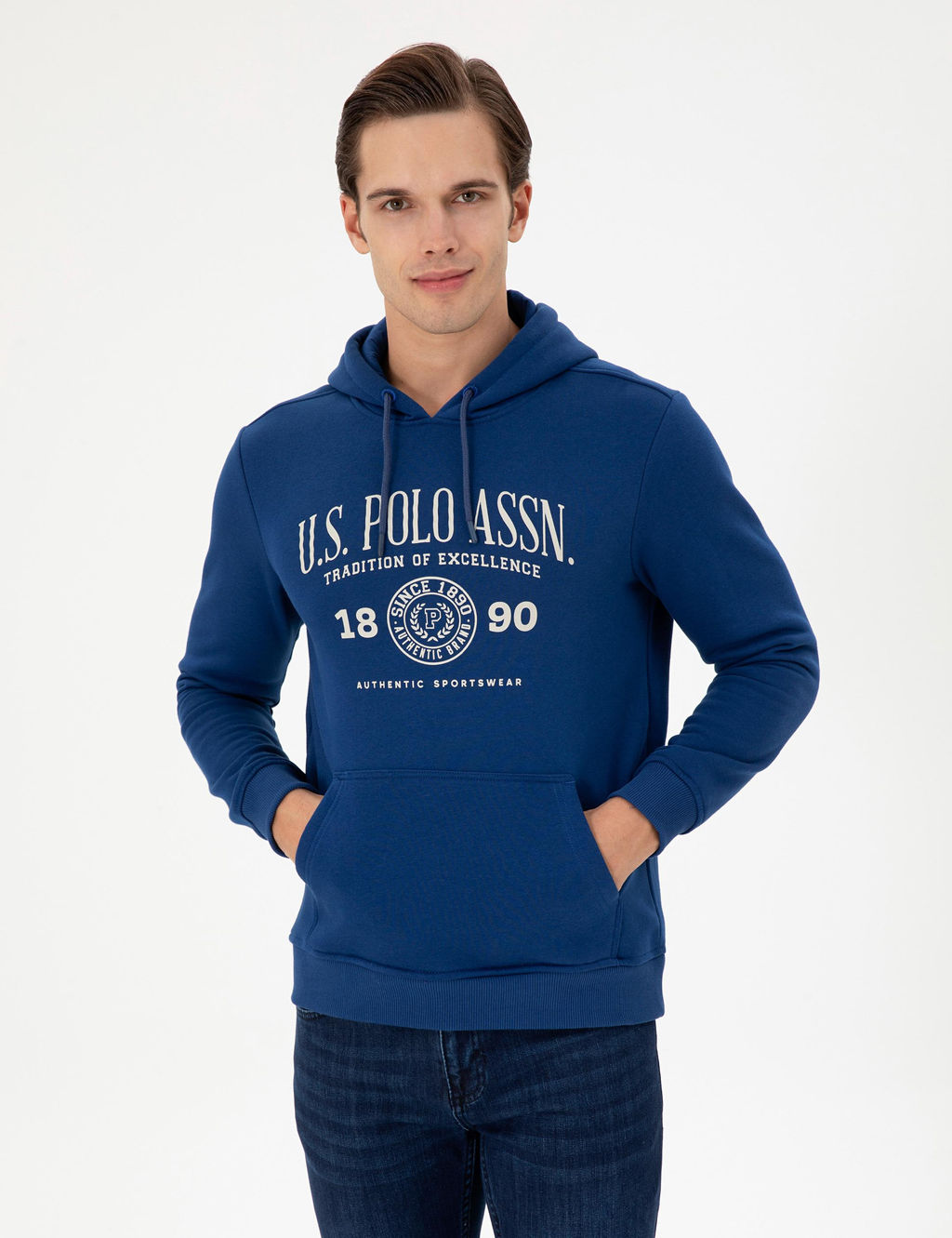 Мужской свитшот цвета индиго Неожиданная скидка в корзине - U.s. polo assn фото 3