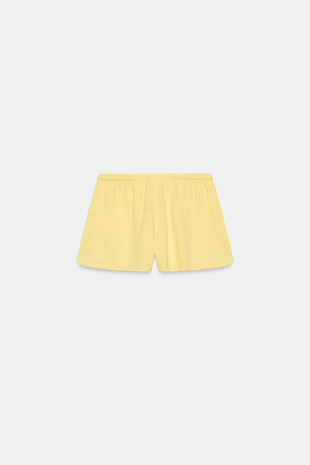 SHORTS FLAM? CORDONES / Amarillo claro - Zara фото 7