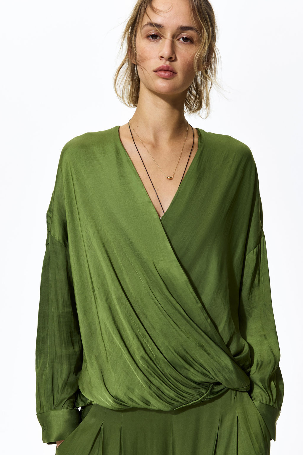 Blusa cruzada - H&m фото 3