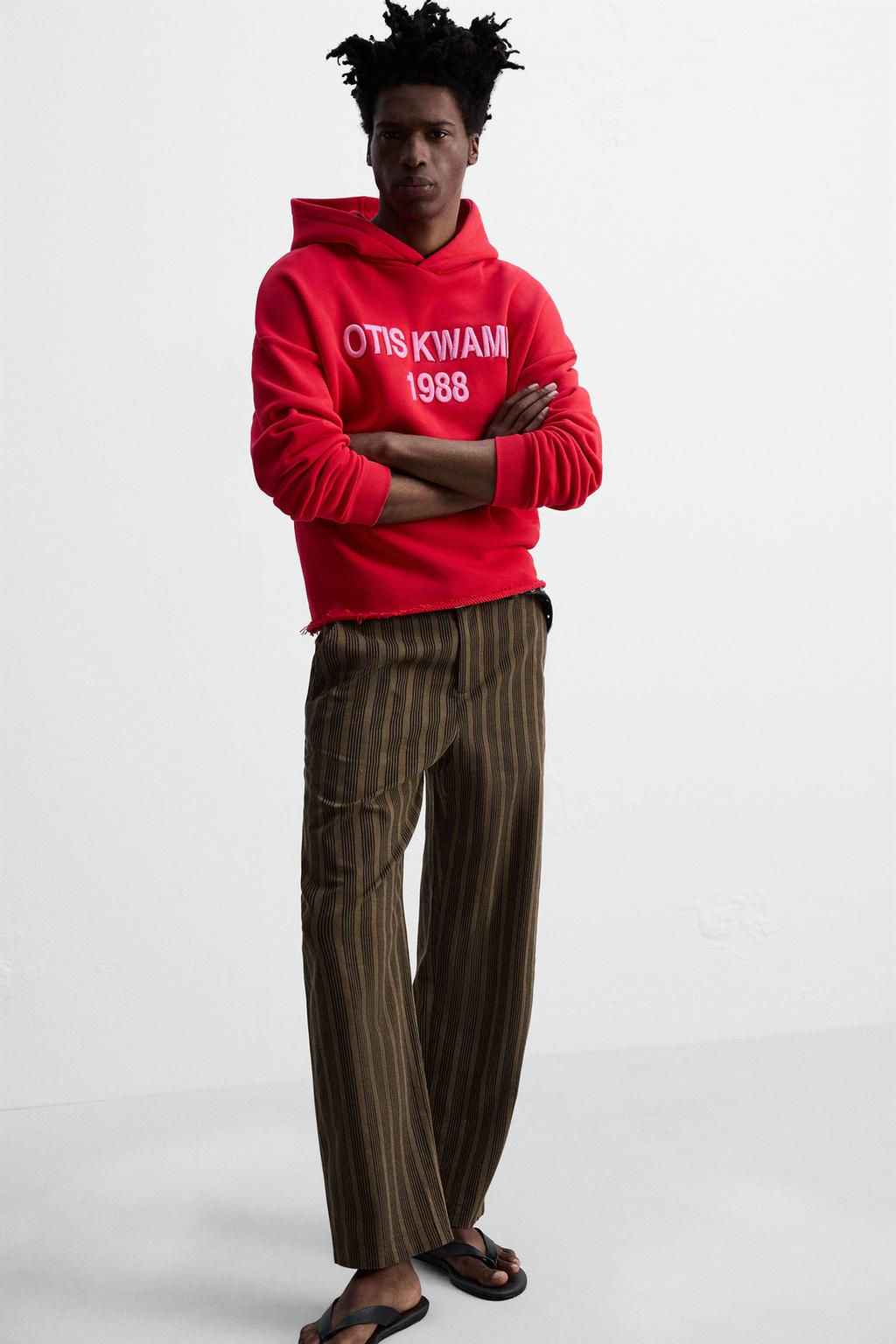EMBROIDERED HOODIE  OTIS KWAME KYE QUAICOE - Zara фото 8