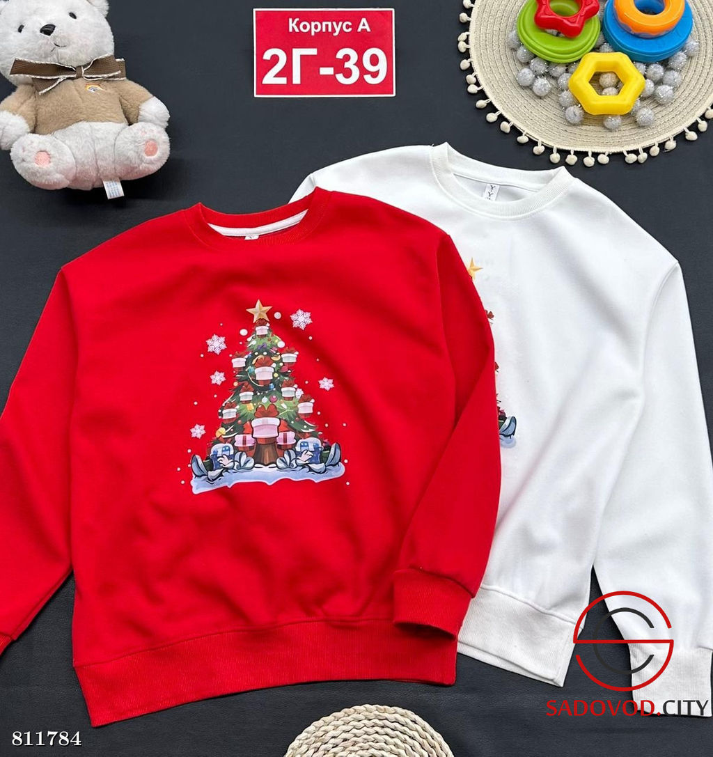 Кофта новогодняя с принтом - Bruno фото 4