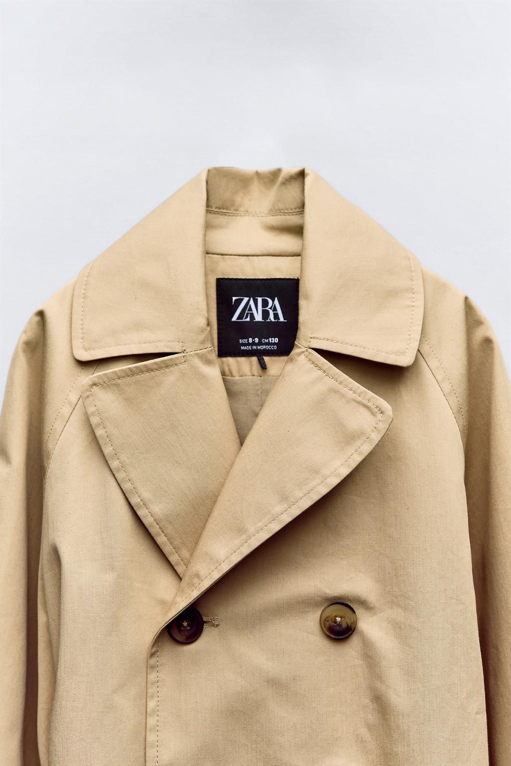 TRENCH COAT WITH BELT - Zara фото 4