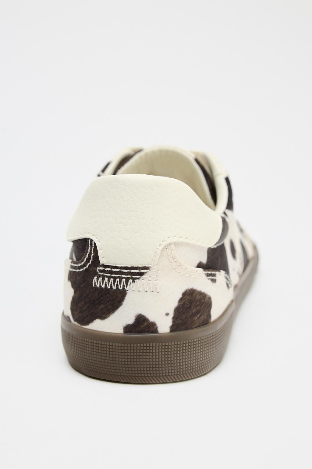 ANIMAL PRINT TRAINERS - Zara фото 9