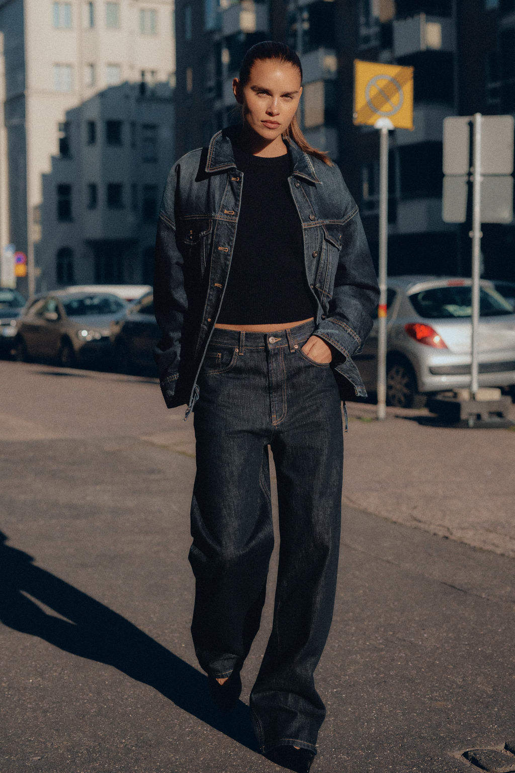 PLAIN KNIT CROP SWEATER - Zara фото 8