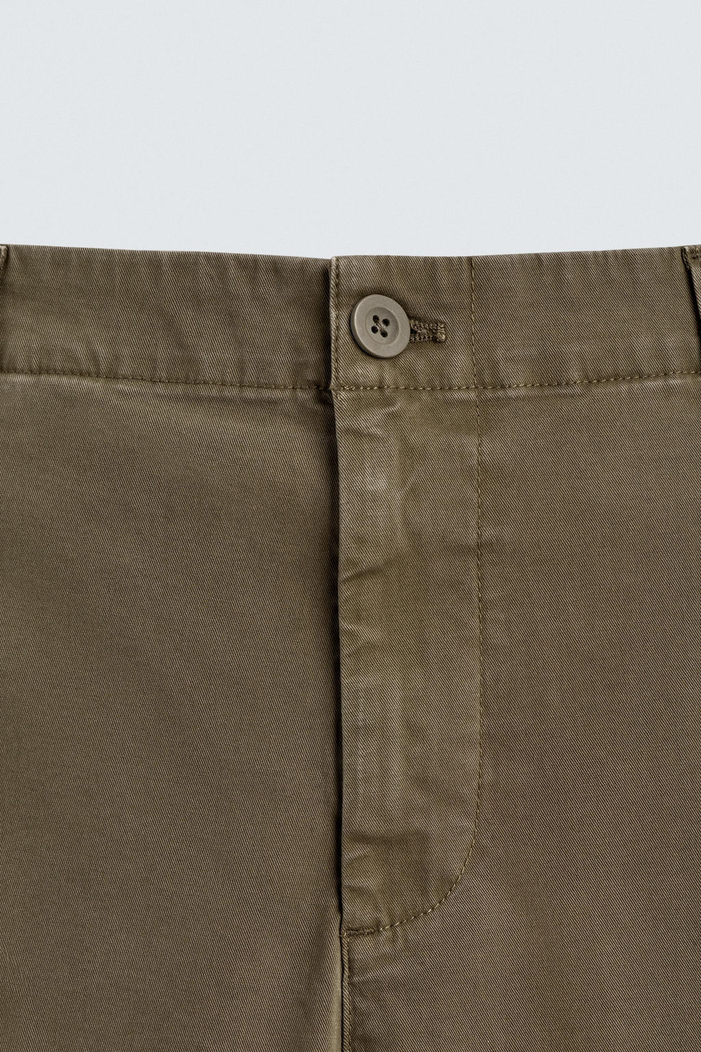 STRAIGHT-LEG TWILL TROUSERS - Zara фото 9