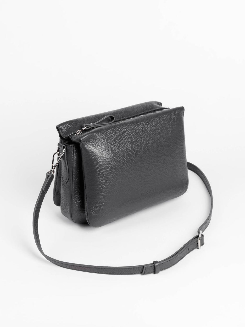 Женская кожаная сумка Richet 3280LN 303 Серый