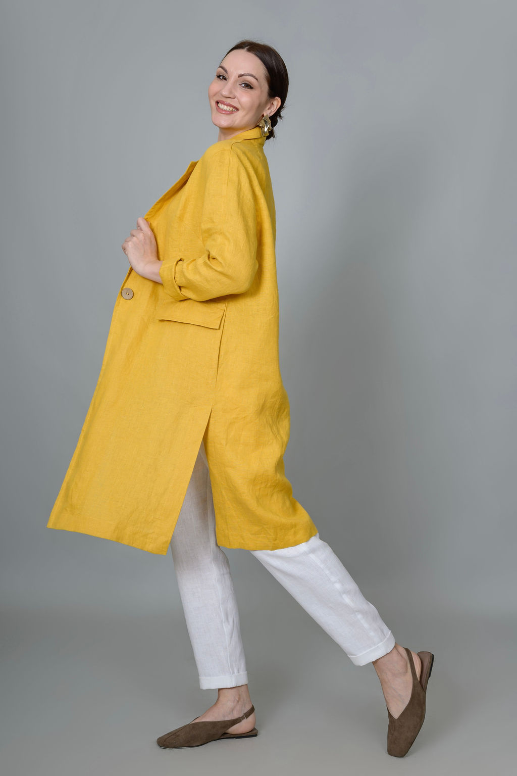 Жакет 100% лен